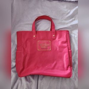 Victoria's Secret Bright Pink Tote Bag NWOT